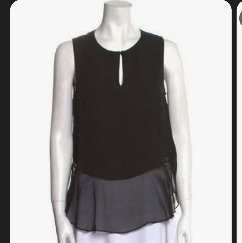 Diane Von Furstenberg Flowy Silk Tank